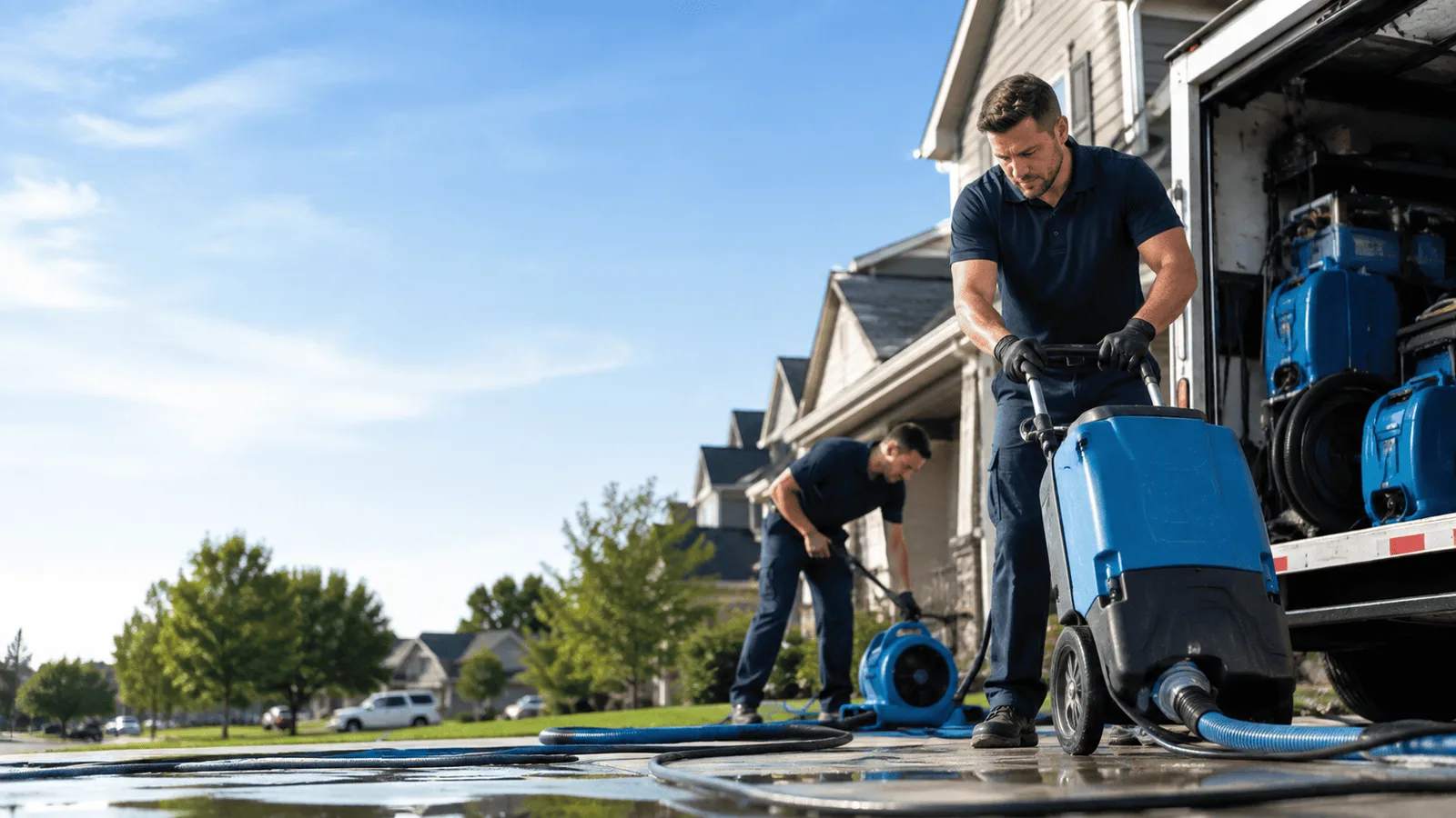 Dehumidification being performed in Sulphur Springs, TX